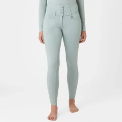 Horze Women's Tara Full Seat Breeches - Aqua Grey