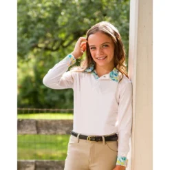 Shires Aubrion Kids' Equestrian Style Shirt - Summer Daze -Ovation || Dublin Officials 563944 800 800