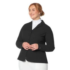 Kerrits Women's Stretch Competitor Koat 4 Snap - Black -Ovation || Dublin Officials 567654 800 800