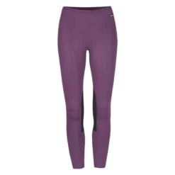 Kerrits Kids' Knee Patch Performance Tights - Magenta Winter Whinnies
