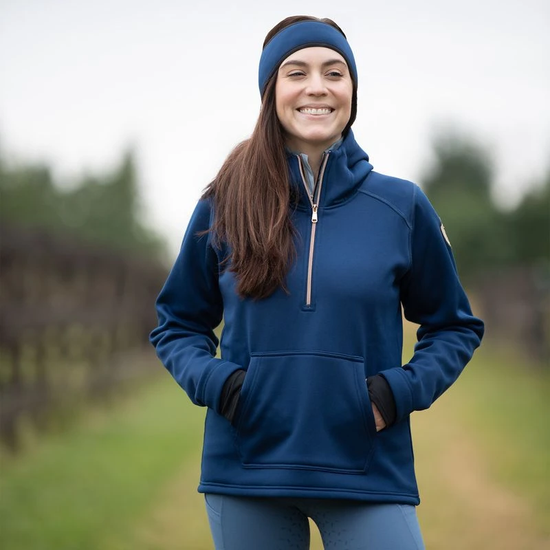 Irideon Women's Fjord Fleece Hoodie - Macaw 1 Irideon Women's Fjord Fleece Hoodie - Macaw