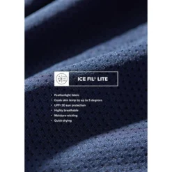 Kerrits Women's Ice Fil Lite Short Sleeve Shirt Solid - Navy -Ovation || Dublin Officials 576540 800 800