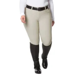Kerrits Women's Crossover II Knee Patch Breeches - Sand -Ovation || Dublin Officials 576945 800 800