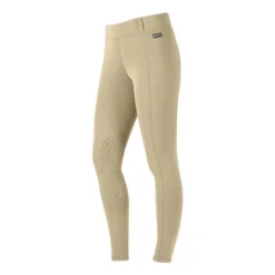 Kerrits Women's Power Stretch Knee Patch Pocket Tights - Tan -Ovation || Dublin Officials 577964 800 800
