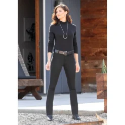 EQL Women's Organic Cotton Turtleneck - Black -Ovation || Dublin Officials 579903 800 800