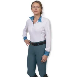 Romfh Women's Sarafina II Full Seat Grip Breeches - Fog