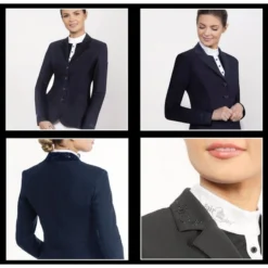 Fair Play Women's Taylor Comfimesh Show Jacket - Black -Ovation || Dublin Officials 592948 800 800