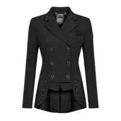 Fair Play Women's Lexim RoseGold Dressage Short Tailcoat - Black