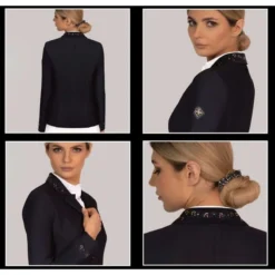 Fair Play Women's Taylor Rose Gold Comfimesh Show Jacket - Navy 7 Fair Play Women's Taylor Rose Gold Comfimesh Show Jacket - Navy -Ovation || Dublin Officials 593528 800 800