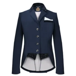 Fair Play Women's Bea Dressage Show Jacket - Navy