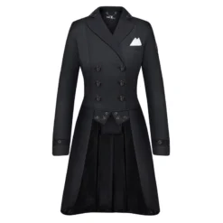 Fair Play Women's Dorothee Rose Gold Comfimesh Shadbelly Coat - Black