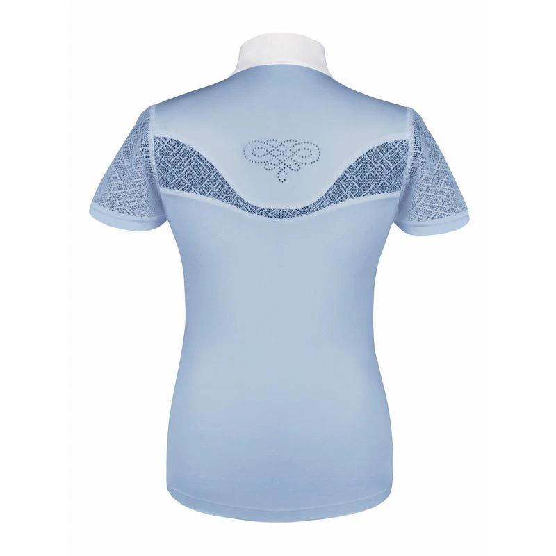 Fair Play Women's Cecile Short Sleeve Competition Shirt - Blue 2 Fair Play Women's Cecile Short Sleeve Competition Shirt - Blue - Image 2
