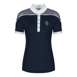 Fair Play Women's Letizia Short Sleeve Competition Shirt - Navy