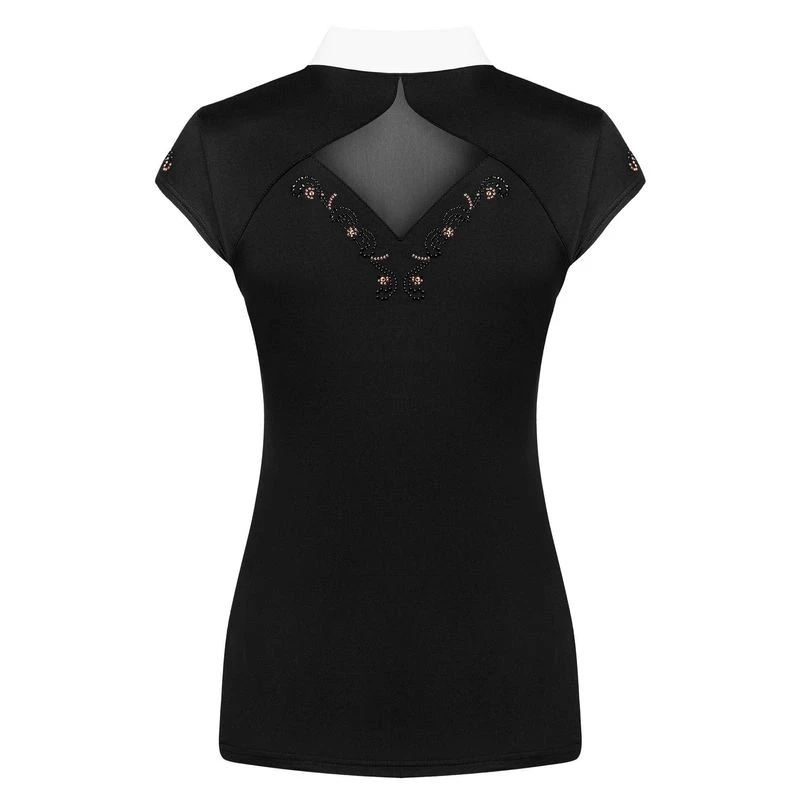 Fair Play Women's Cathrine Rose Gold Sleeveless Competion Shirt - Black 2 Fair Play Women's Cathrine Rose Gold Sleeveless Competion Shirt - Black - Image 2