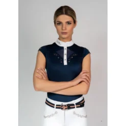 Fair Play Women's Cathrine Rose Gold Sleeveless Competion Shirt - Black 6 Fair Play Women's Cathrine Rose Gold Sleeveless Competion Shirt - Black -Ovation || Dublin Officials 595721 800 800