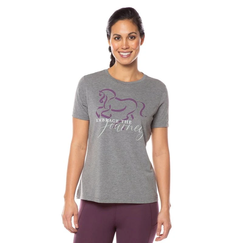 EQL Women's Inspirational Quote T-Shirt - Heather Grey 2 EQL Women's Inspirational Quote T-Shirt - Heather Grey - Image 2