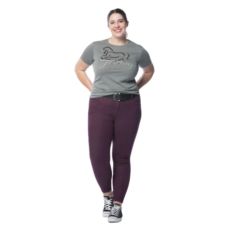 EQL Women's Inspirational Quote T-Shirt - Heather Grey 3 EQL Women's Inspirational Quote T-Shirt - Heather Grey - Image 3