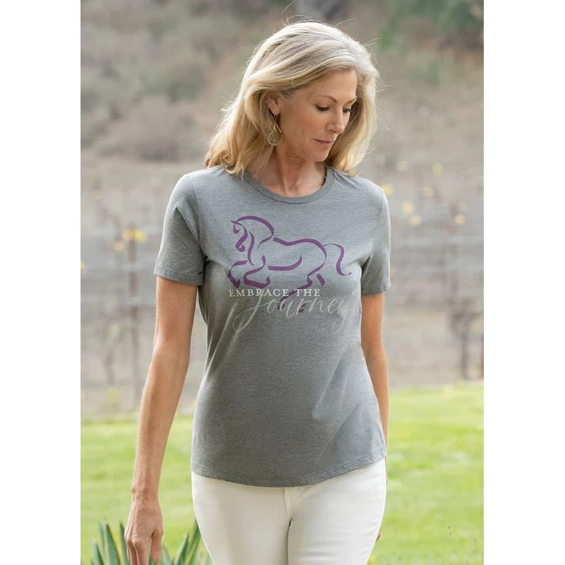 EQL Women's Inspirational Quote T-Shirt - Heather Grey 4 EQL Women's Inspirational Quote T-Shirt - Heather Grey - Image 4