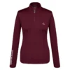 Fair Play Women's Chloe Half Turtleneck - Burgundy
