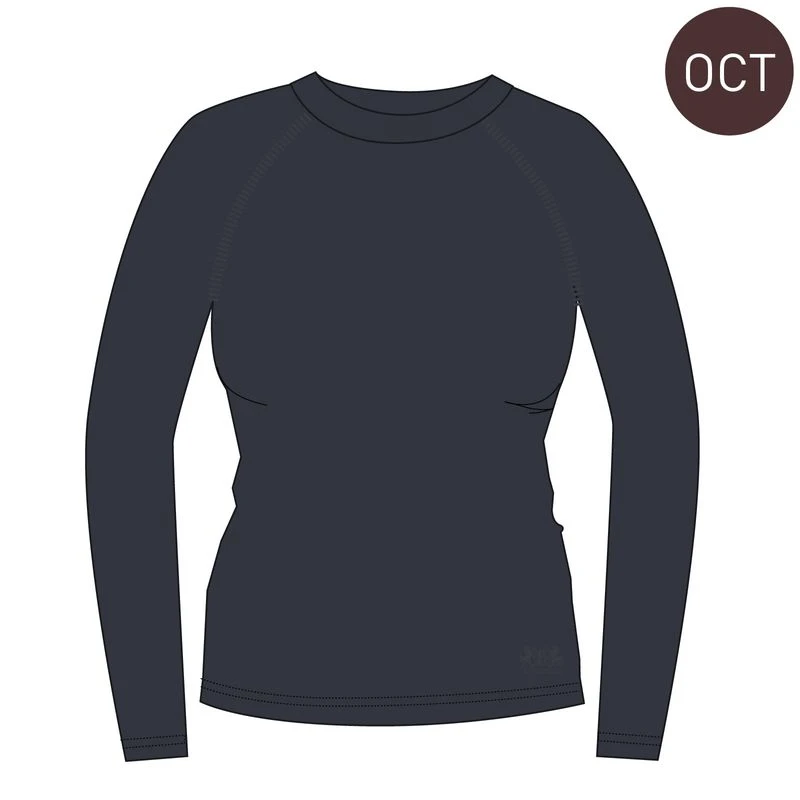 B Vertigo Women's Roxie Woolmix Underwear Shirt - Dark Navy 5 B Vertigo Women's Roxie Woolmix Underwear Shirt - Dark Navy - Image 5