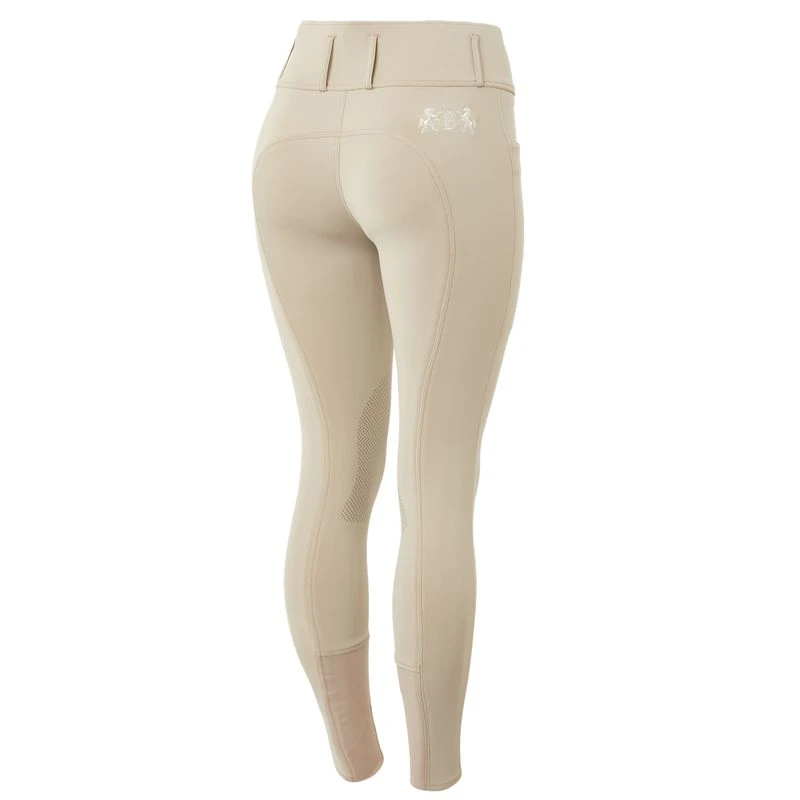 B Vertigo Women's Meghan High Waist Full Seat Breeches - Weathered Teak 1 B Vertigo Women's Meghan High Waist Full Seat Breeches - Weathered Teak