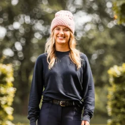 Horze Women's Erica Bamboo Sweatshirt - Dark Navy