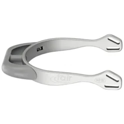 Herm Sprenger 20mm Flat Neck Fairrider Spurs - Silver Aluminum/Silver