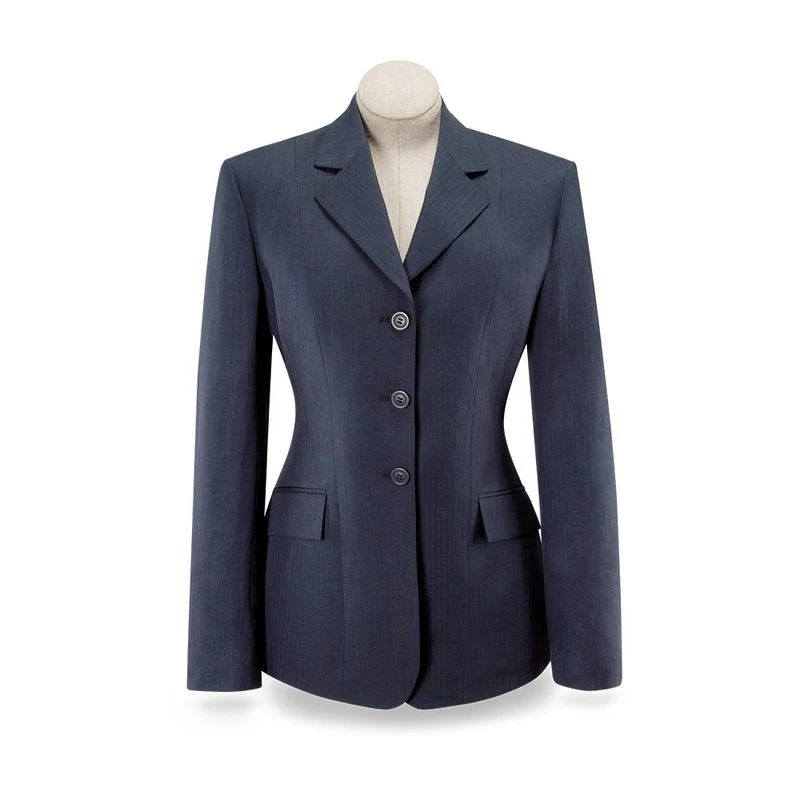 RJ Classics Women's Devon Show Coat - Navy Herringbone 1 RJ Classics Women's Devon Show Coat - Navy Herringbone