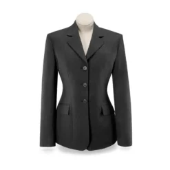 RJ Classics Women's Devon Show Coat - Black Herringbone
