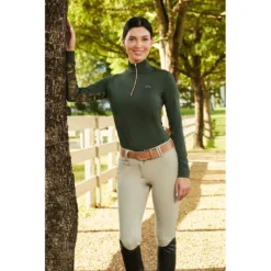 RJ Classics Women's Harper Silicone Knee Patch Breeches - Sand -Ovation || Dublin Officials 606948 800 800