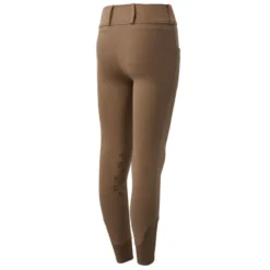 Horze Kids' Morgan Knee Patch Breeches - Cocoa Mocha