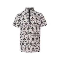 Kerrits Kids' Always Cool Print Ice Fil Short Sleeve Shirt - Tan Painted Horse