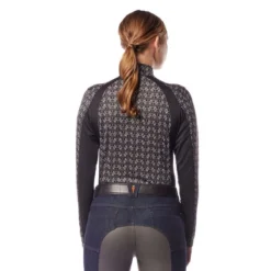 Kerrits Women's Always Cool Print Ice Fil Long Sleeve Shirt - Black Iron Bouquet/Black 7 Kerrits Women's Always Cool Print Ice Fil Long Sleeve Shirt - Black Iron Bouquet/Black -Ovation || Dublin Officials 610385 800 800