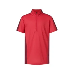 Kerrits Kids' Always Cool Solid Ice Fil Short Sleeve Shirt - Cherry