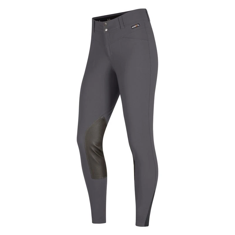 Kerrits Women's Crossover II Knee Patch Breeches - Peppercorn 3 Kerrits Women's Crossover II Knee Patch Breeches - Peppercorn - Image 3