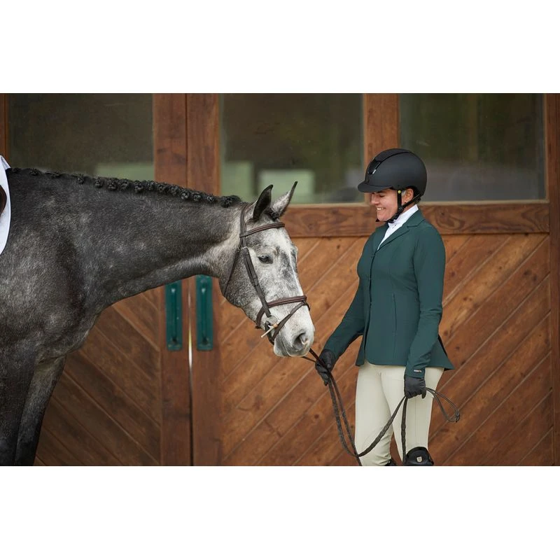 Kerrits Women's Stretch Competitor Koat 3 Snap - Hunter Green 4 Kerrits Women's Stretch Competitor Koat 3 Snap - Hunter Green - Image 4