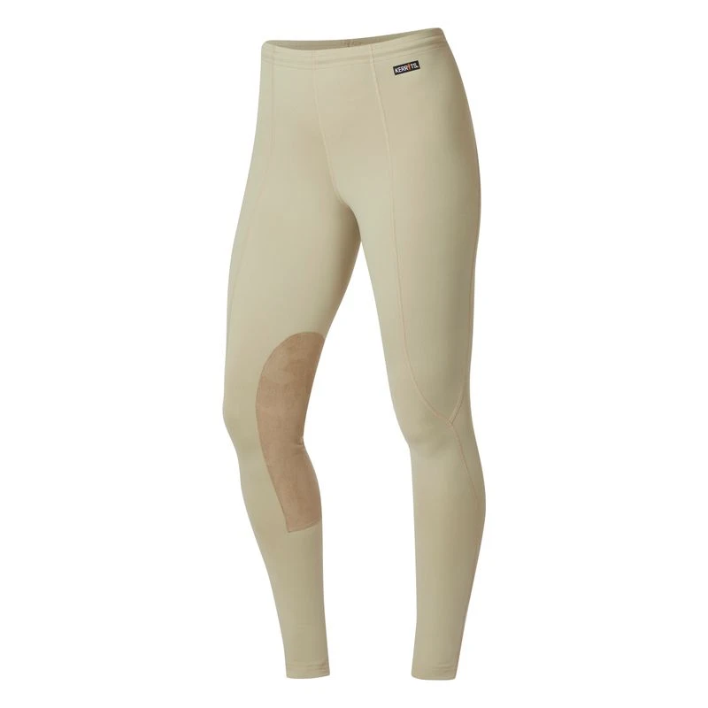 Kerrits Women's Klassic Knee Patch Tights - Tan 2 Kerrits Women's Klassic Knee Patch Tights - Tan - Image 2