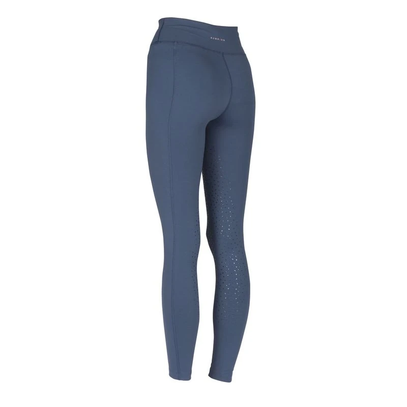 Shires Aubrion Women's Non-Stop Riding Tights - Navy 2 Shires Aubrion Women's Non-Stop Riding Tights - Navy - Image 2