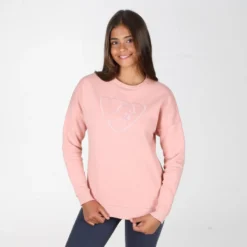 Shires Aubrion Women's Serene Sweatshirt - Rose -Ovation || Dublin Officials 619610 800 800