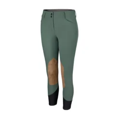 RJ Classics Women's Gulf Natural Rise Front Zip Breeches - Dusty Sage