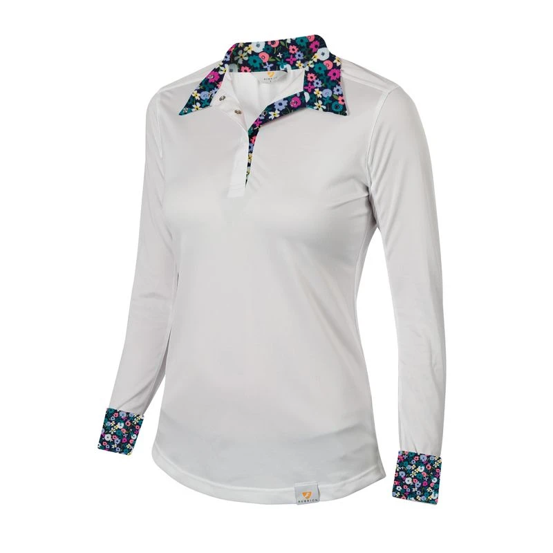 Shires Aubrion Women's Equestrian Style Shirt - Posy Nightfall 1 Shires Aubrion Women's Equestrian Style Shirt - Posy Nightfall
