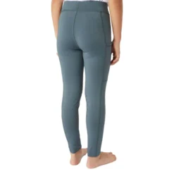 Horze Kids' Valeria Knee Patch Tights - Goblin Blue -Ovation || Dublin Officials 651072 800 800