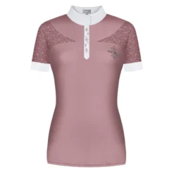 Fair Play Women's Alexis Short Sleeve Competition Shirt - Dusty Pink