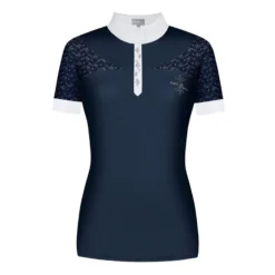 Fair Play Women's Alexis Short Sleeve Competition Shirt - Navy