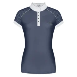 Fair Play Women's Anita Short Sleeve Competition Shirt - Steel Blue