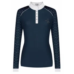 Fair Play Women's Anita Long Sleeve Competition Shirt - Navy