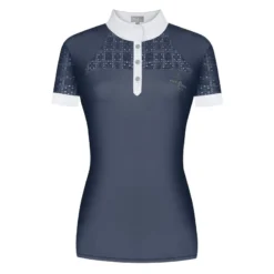 Fair Play Women's Aiko Short Sleeve Competition Shirt - Steel Blue