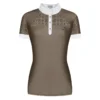 Fair Play Women's Aiko Short Sleeve Competition Shirt - Taupe Grey