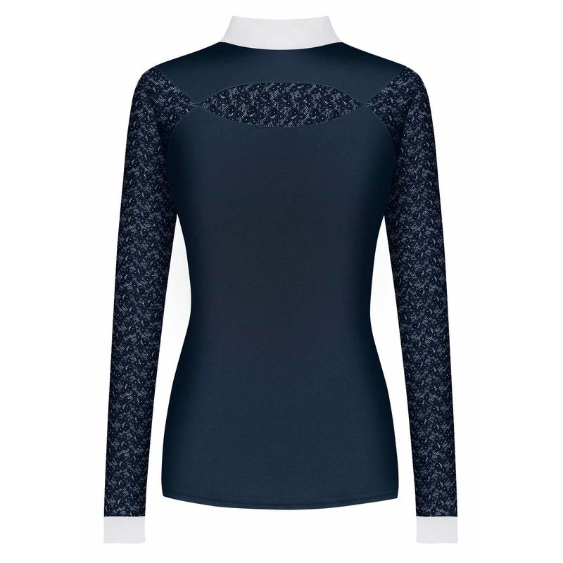 Fair Play Women's Alexis Long Sleeve Competition Shirt - Navy 2 Fair Play Women's Alexis Long Sleeve Competition Shirt - Navy - Image 2