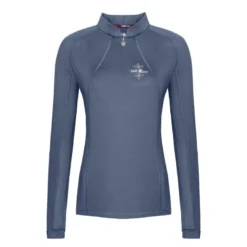 Fair Play Women's Paula Long Sleeve Tech Shirt - Steel Blue